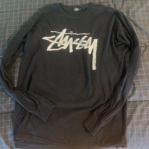 Stussy Black Long Sleeve Shirt